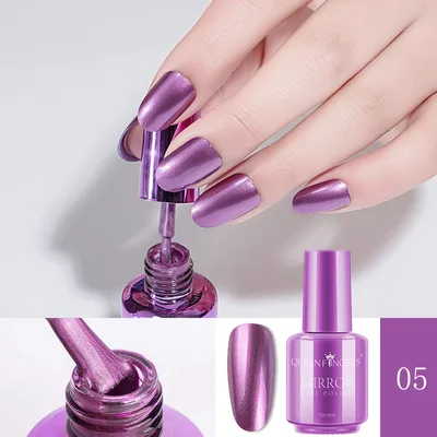 Mirror Nail Polish Mirror Purple3Pcs - Shop at LoveMi