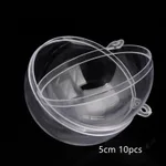 Transparent hollow ball - 5Cm 10Pcs