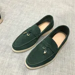 Bow canvas shoes - Green