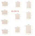 Cotton Drawstring Bag Safe Store Foods Bag Multi-Purpose Fruit Vegetable Rice Bread Shopping Bag - 4S3M3L-Q1Pcs