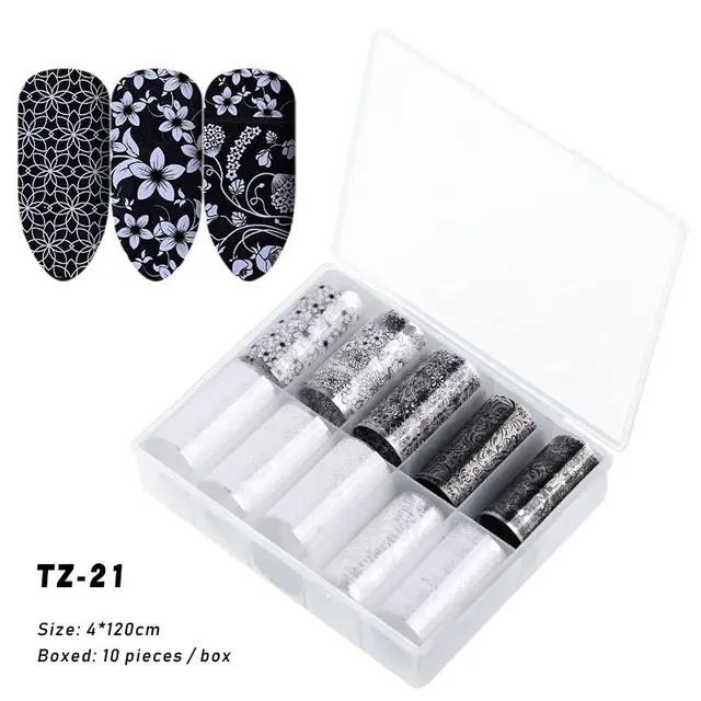 Nail supplies transfer sticker Tz21 - Shop at LoveMi