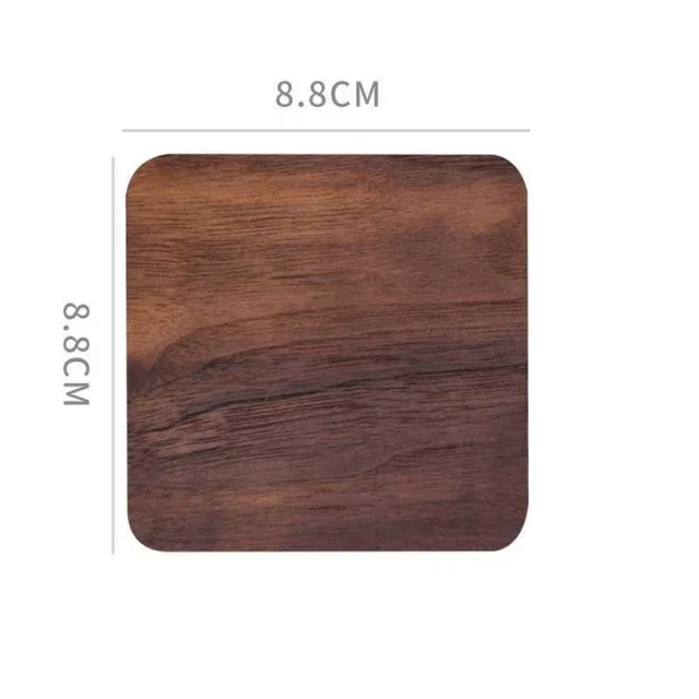 Tea mat wooden saucer - Square