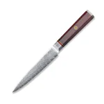 Damascus steel octagonal handle series kitchen knife - B129B