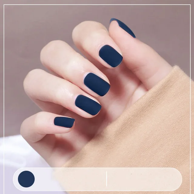 Matte matte nail polish Dark Blue - Shop at LoveMi