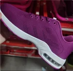 Air cushion flying woven shoes - Purple