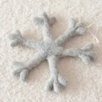 Christmas snowflakes stars christmas tree decoration - Grey