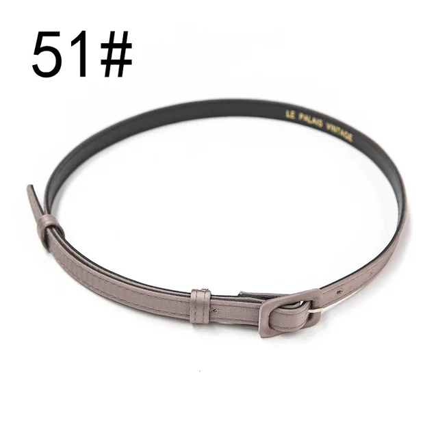 Universal With Candy-colored Superfine Satin Delicate Belt - Warm Grey