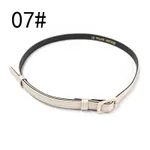 Universal With Candy-colored Superfine Satin Delicate Belt - White