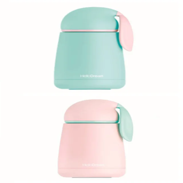 Cute cup with rabbit ears - Green And Pink