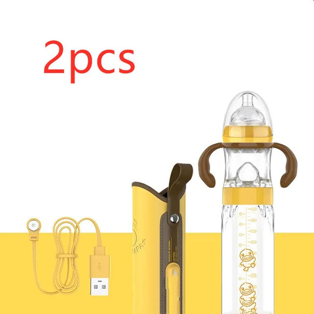 Baby usb heating and thermal insulation bottle - Usb