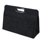 Large capacity felt storage bag - Black