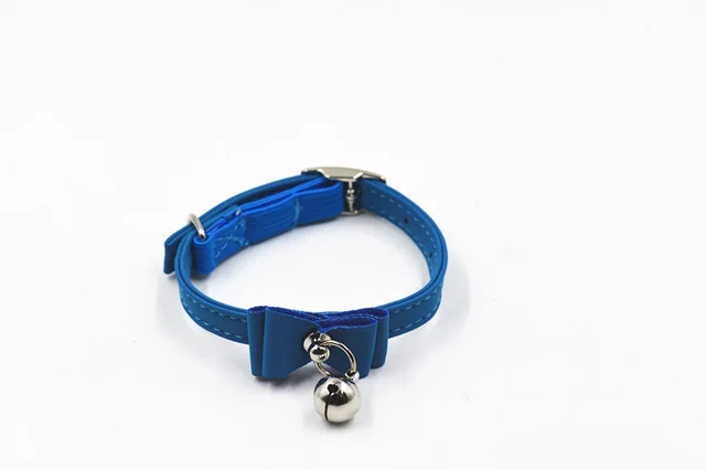 Hot Pet Collar Bow Tie Bell Collar Cute Bell Small Dog Collar,collar, Sales Blue - Shop at LoveMi