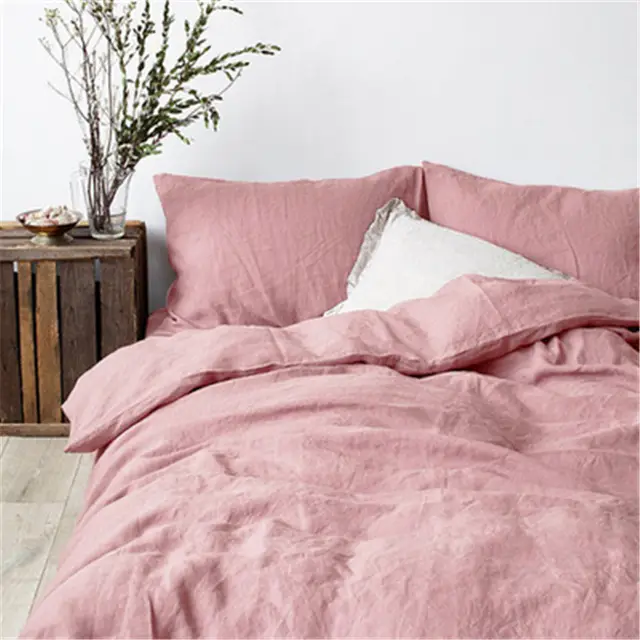 Linen four-piece suit - Coral Pink