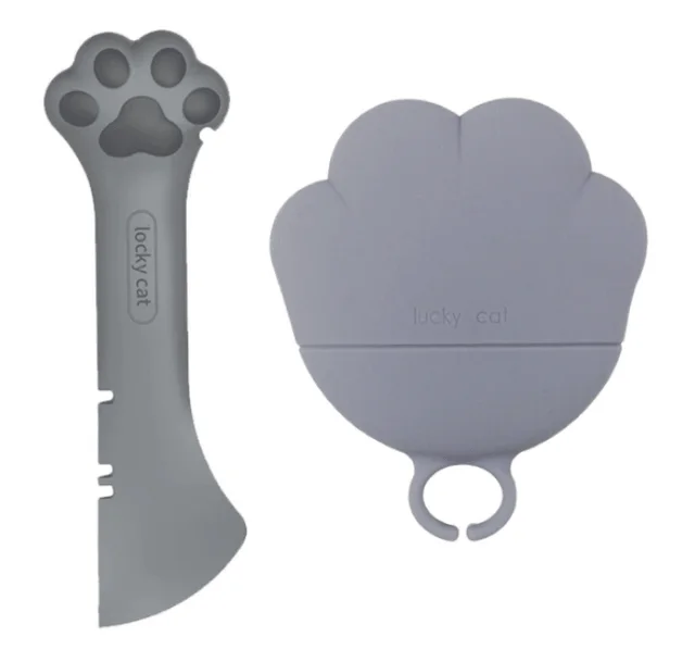 Multifunctional can opener for pet canned spoon - Set