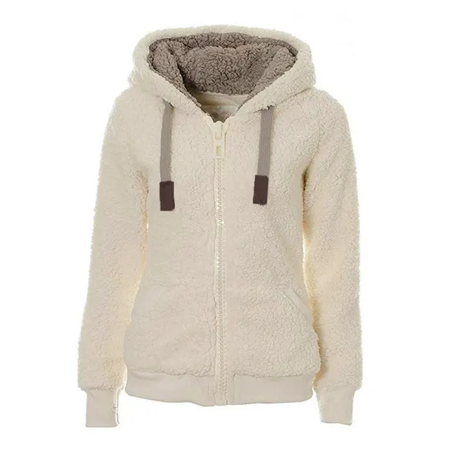 European and American woolen sweater - White