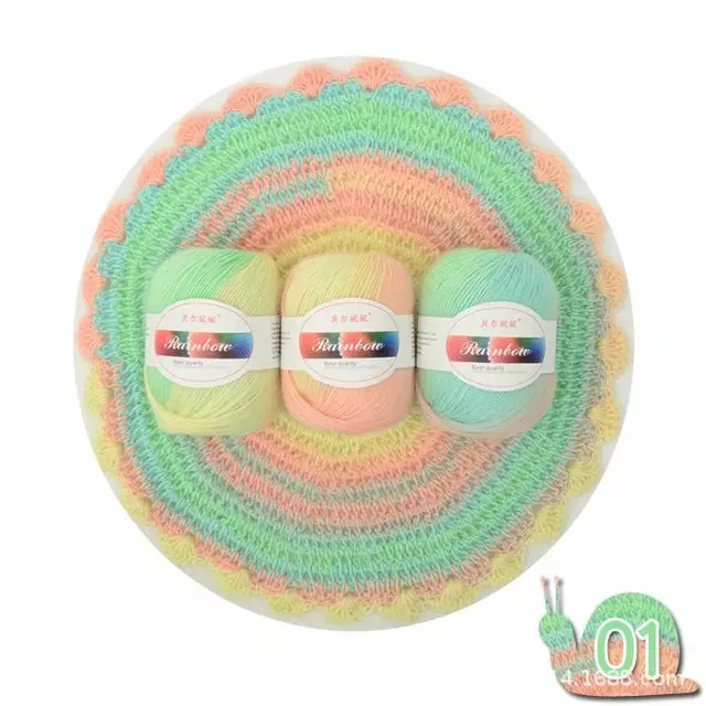 Rainbow ball of yarn - 01 Style