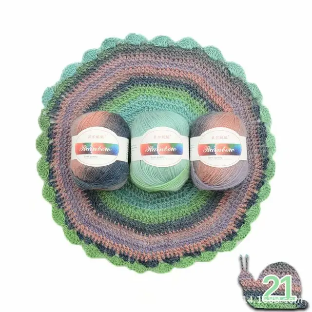 Rainbow ball of yarn 21 Style - Shop at LoveMi