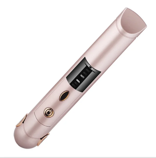 USB charging volume straight dual purpose hair clips Straightener portable mini wireless charging Rose Gold - Shop at LoveMi