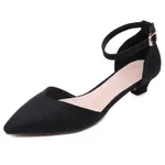 Small low heel sexy professional shoes - Silver