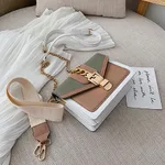 Wild Contrast Crossbody Bag - Green