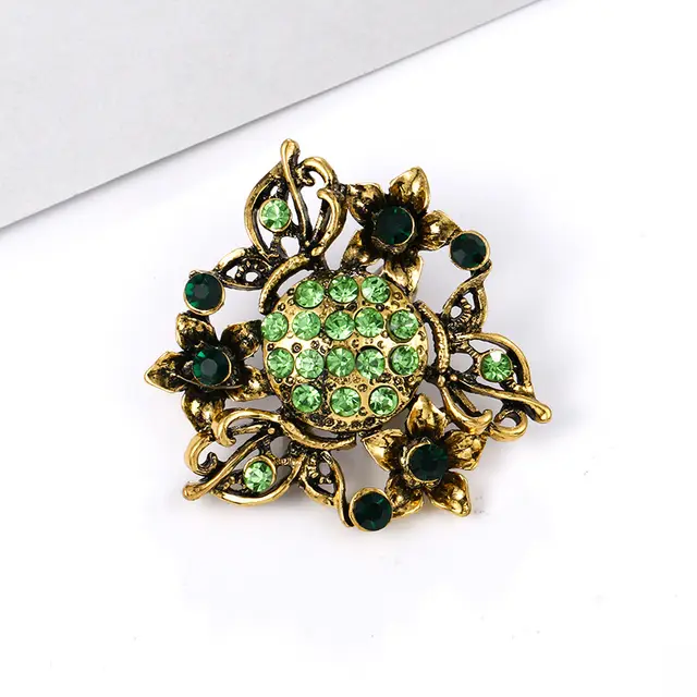 Alloy rhinestone small pin brooch costume - 22 Style