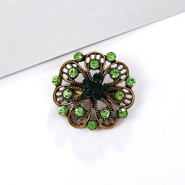 Alloy rhinestone small pin brooch costume - 28 Style