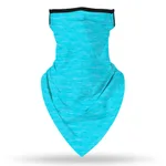 Breathable comfortable magic triangle scarf scarf - Sky Blue