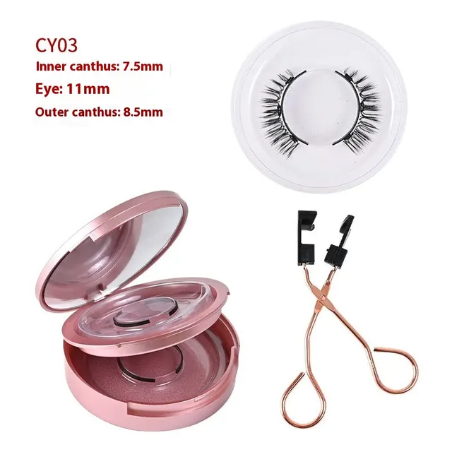 Magnetic false eyelashes Cy03 With Metal Clip - Shop at LoveMi
