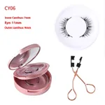 Magnetic false eyelashes - Cy06 With Metal Clip