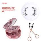 Magnetic false eyelashes - Little Devil With Metal Clip