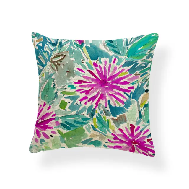 Daffodil printed cushion - Ga98005