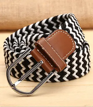 Elastic woven elastic men's belt - 12 Style