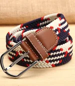 Elastic woven elastic men's belt - 14 Style