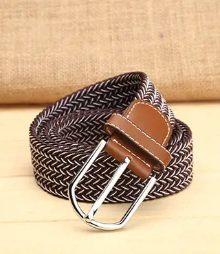 Elastic woven elastic men's belt - 28 Style