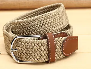 Elastic woven elastic men's belt - 5 Style