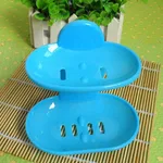 Drain soap tray soap box - Blue