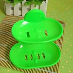 Drain soap tray soap box - Green