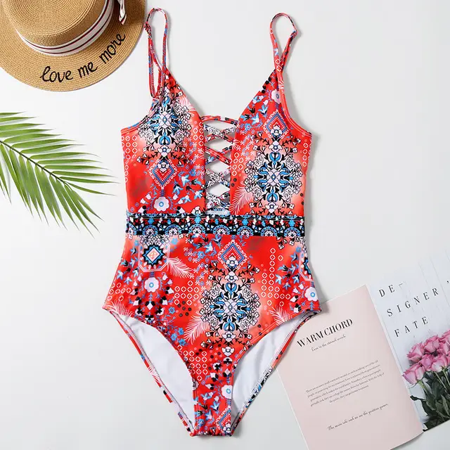Cross body suits Red - Shop at LoveMi