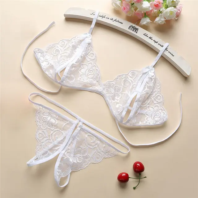 Three-point lingerie - White
