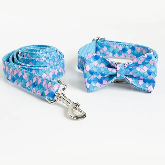 Custom Lettering Dog Collar Print Personality Suit Blue - Shop at LoveMi