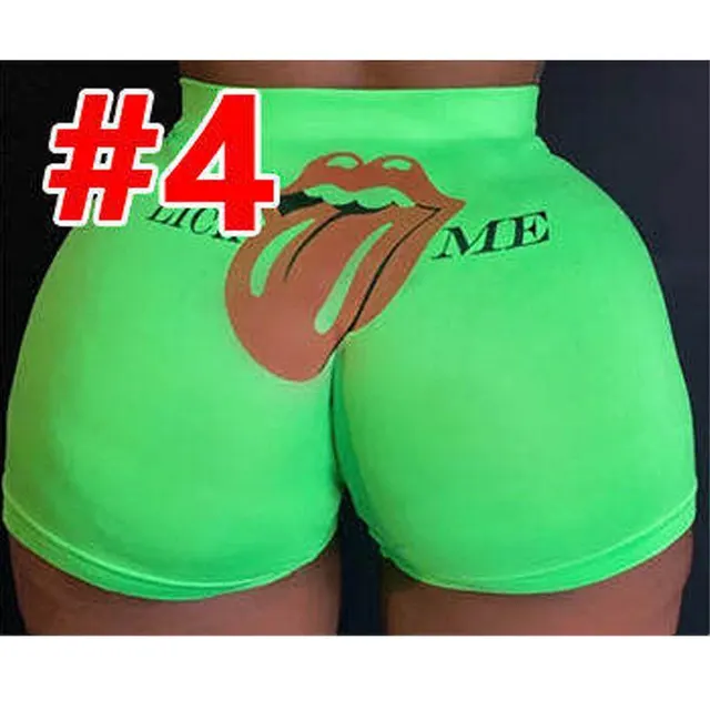 High-waisted shorts for exercise - 27 Style