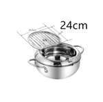 Stainless Steel Telescopic Folding Basket Frying Basket French Fries Degreasing Kitchen Tool - Steel