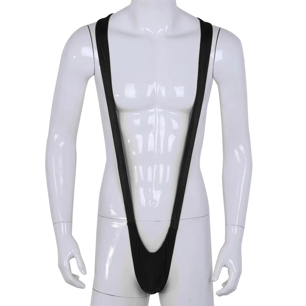 Men's underwear sexy jumpsuit - Black