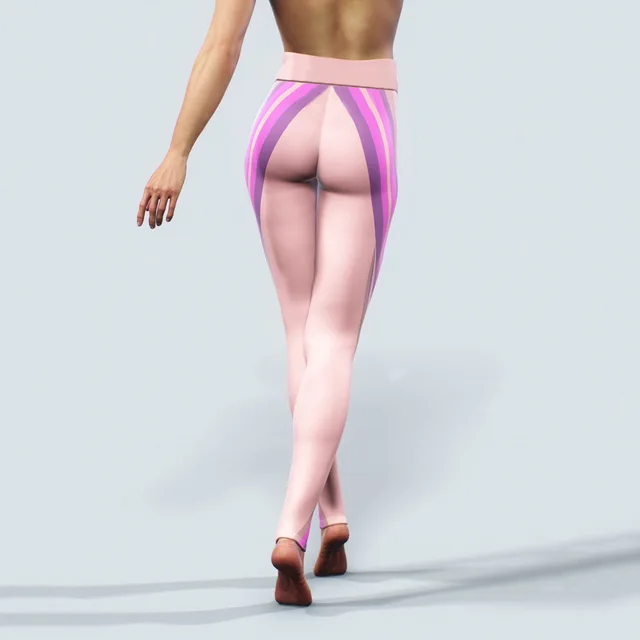 Digital printed sports cropped pants Lo21 - Shop at LoveMi