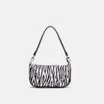 Chain baguette bag shoulder cross-body bag - White