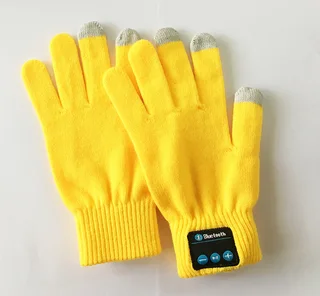 Bluetooth Gloves - Yellow