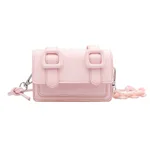 Cambridge all-match shoulder messenger bag - Pink
