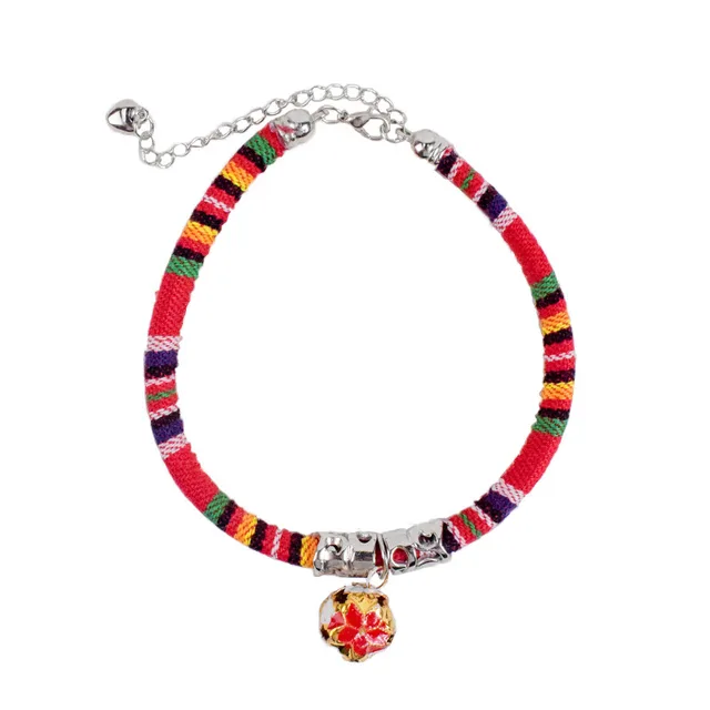 ethnic style Bell collar Red - Shop at LoveMi