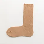 Women's cotton vertical stripe socks - Khaki