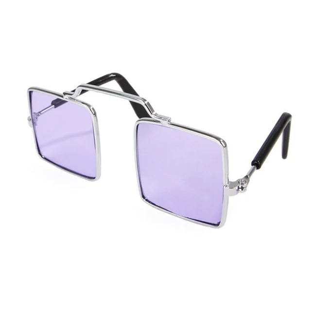 Personalized glasses puppy decorations - Purple